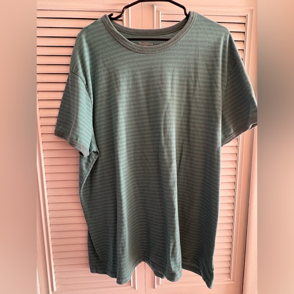 Goodfellow & Co Blue Crewneck Striped Tee XXL - Picture 1 of 4